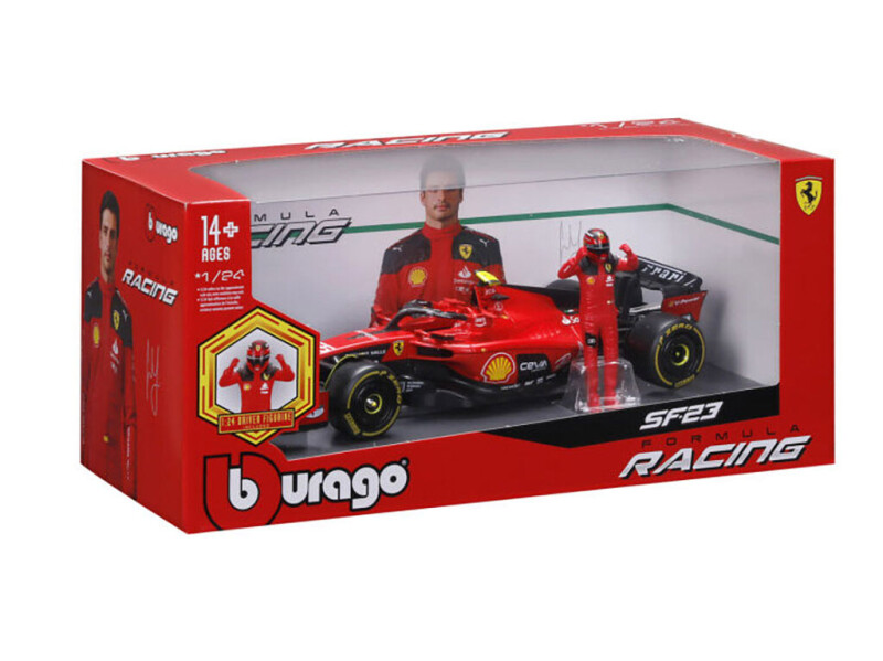 Bburago Ferrari Scuderia SF-23 1:24 (2023) #55 Carlos Sainz